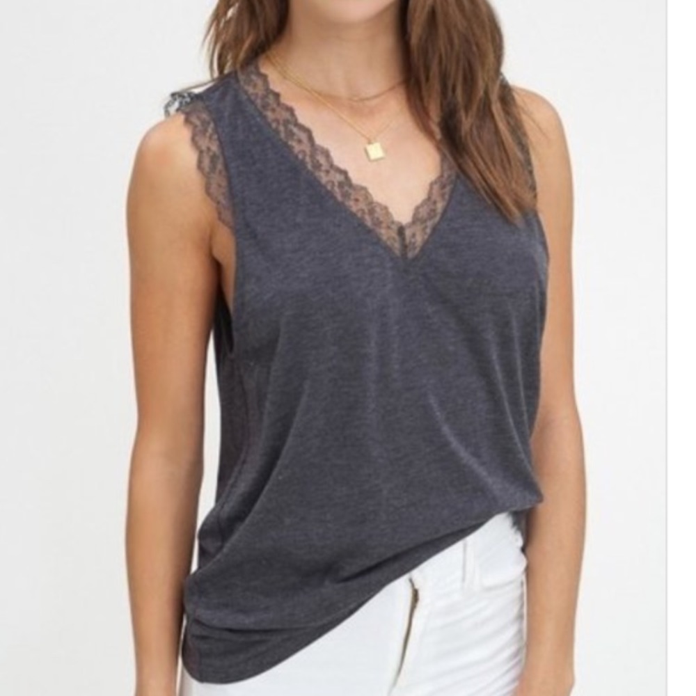 ✨Two Tone Lace Top